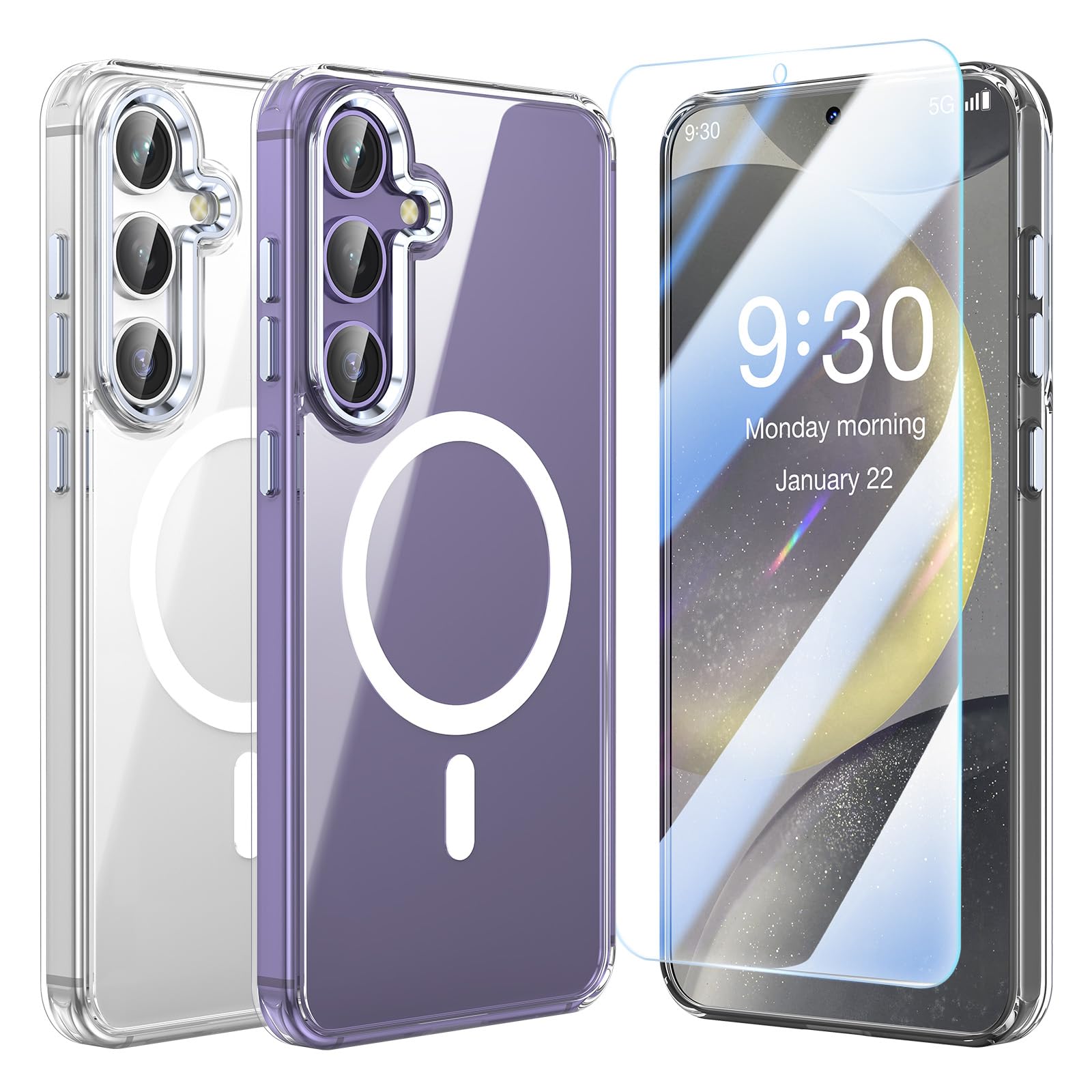 Amazon.com: MILPROX Clear Case for Samsung Galaxy S24 Plus